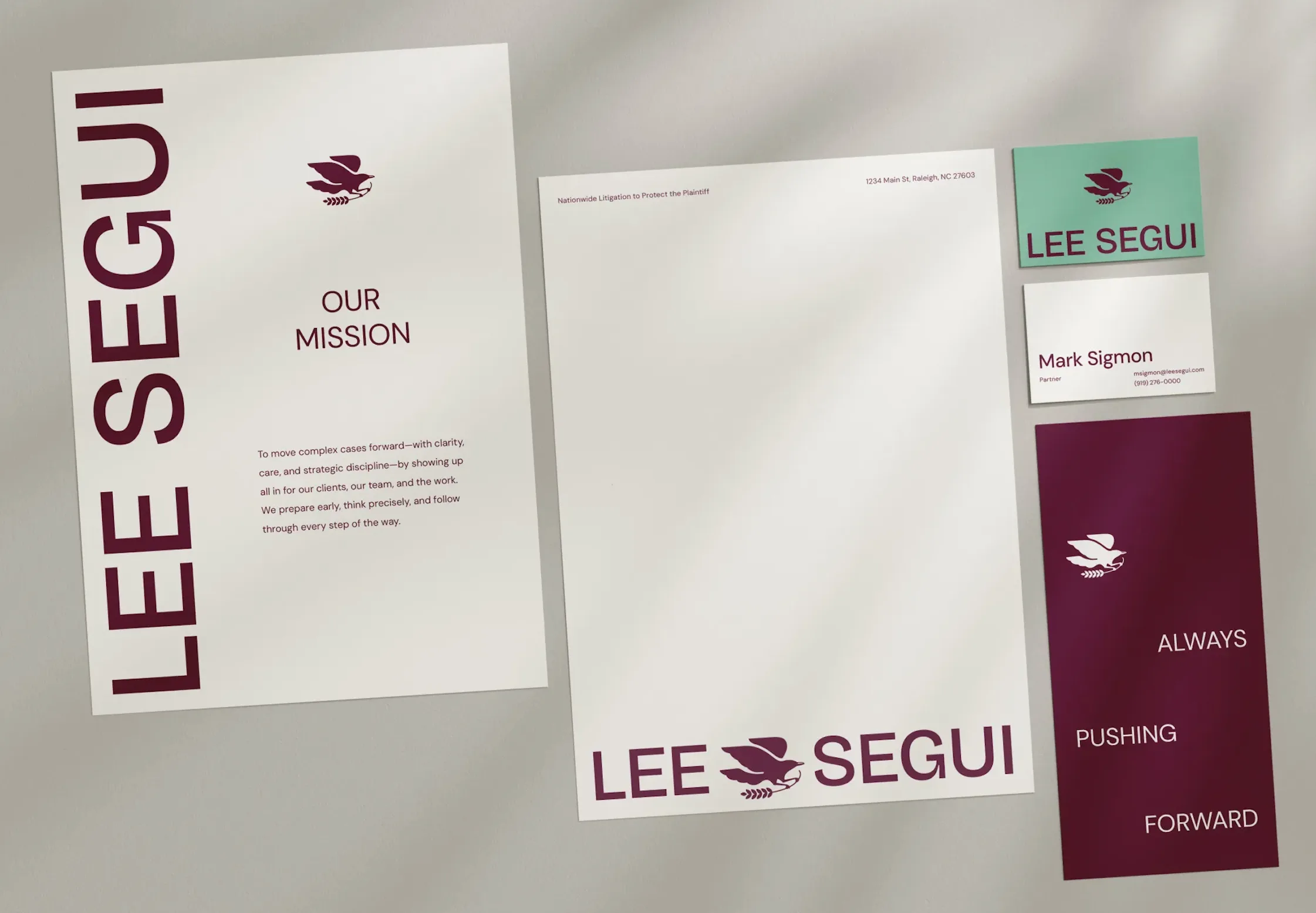 Lee Segui — brand identity system