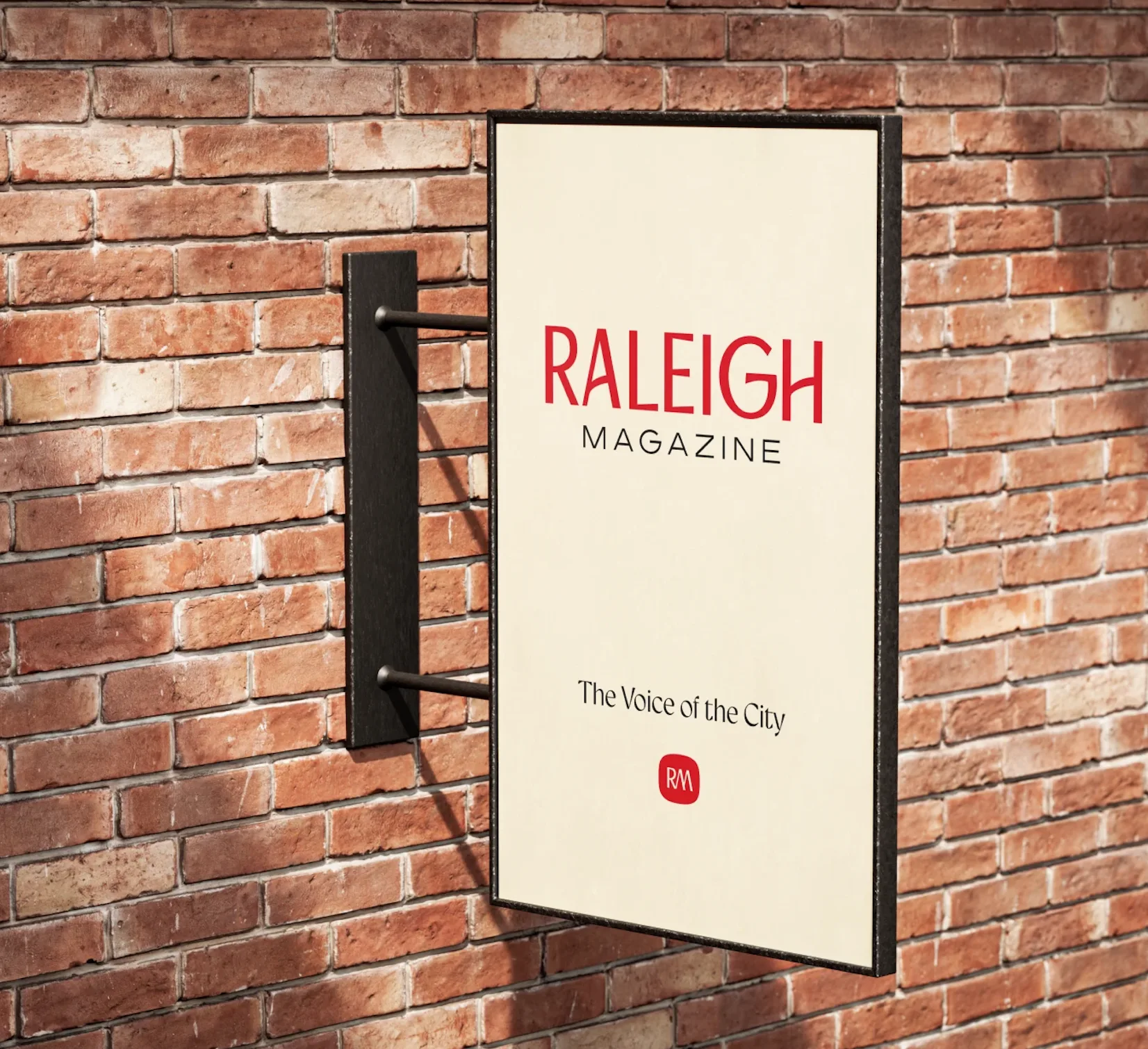 Raleigh Magazine — exterior signage