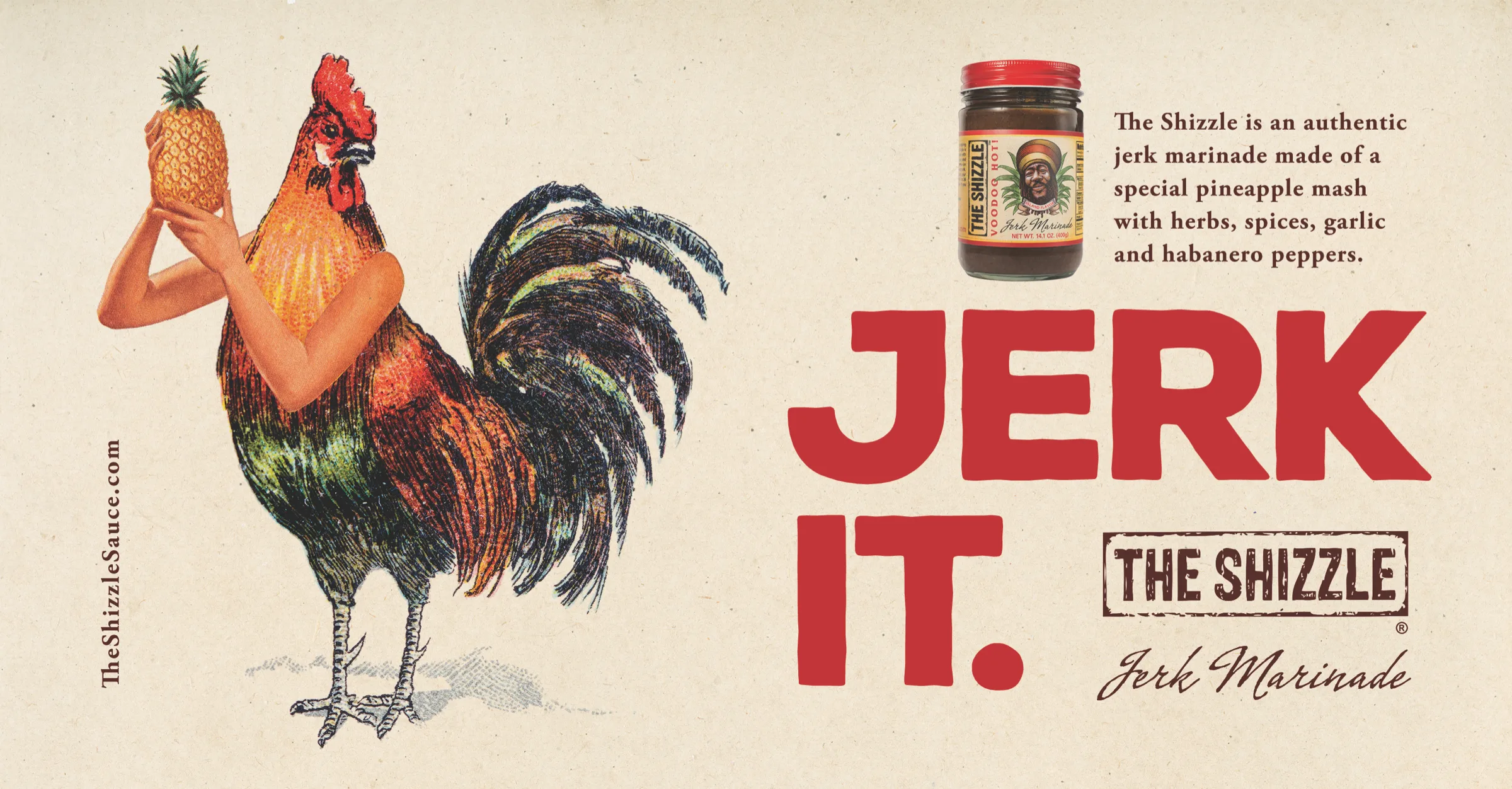 The Shizzle — "Jerk It" jerk marinade ad